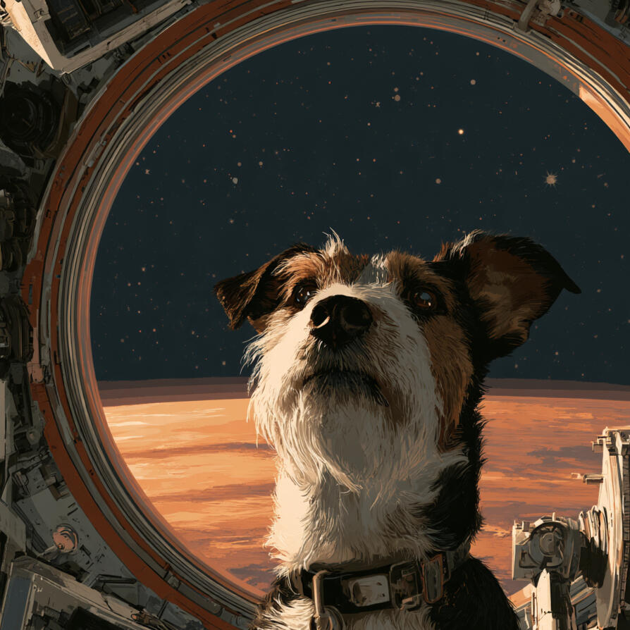 A dog to the stars